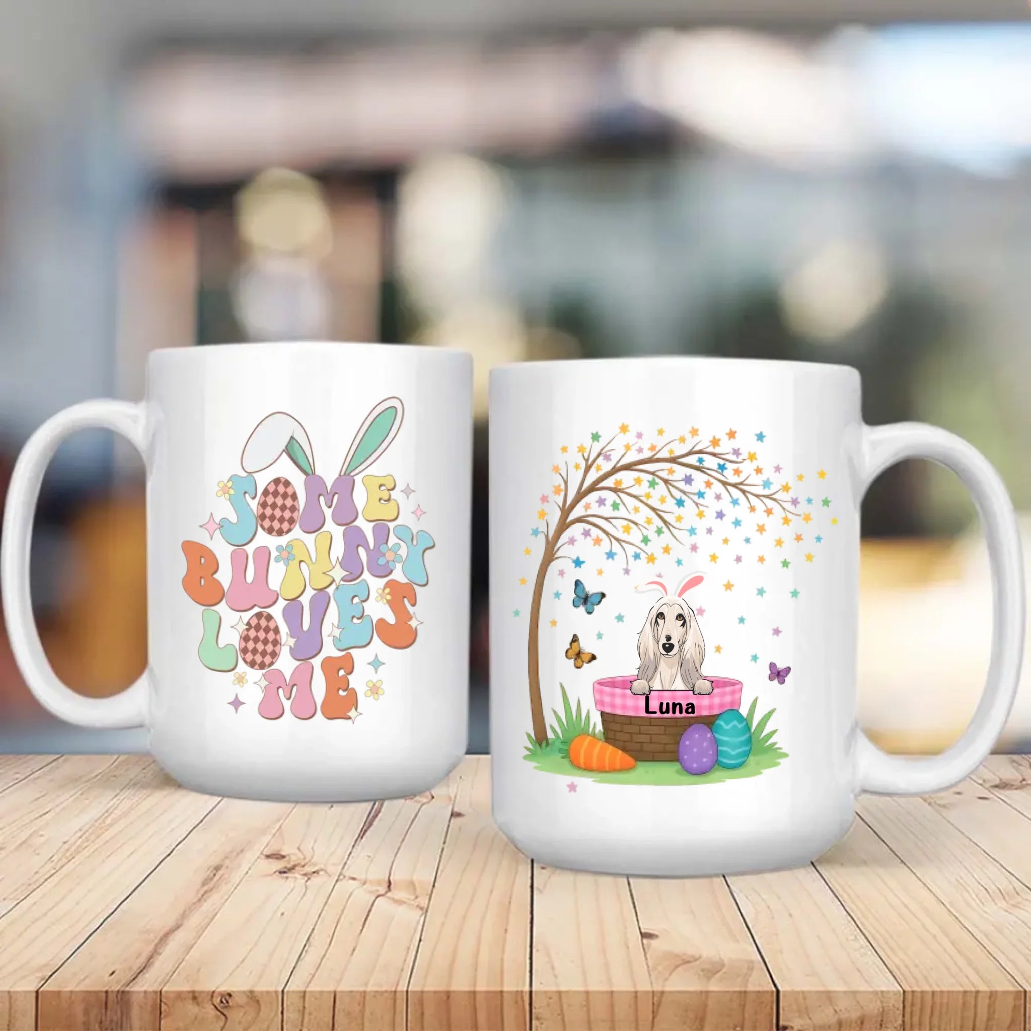 Some Bunny Love Me Easter Dog Mug – Personalized & Custom Gift for Dog Lovers | 89Prints