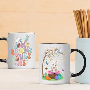 Some Bunny Love Me Easter Dog Mug – Personalized & Custom Gift for Dog Lovers | 89Prints