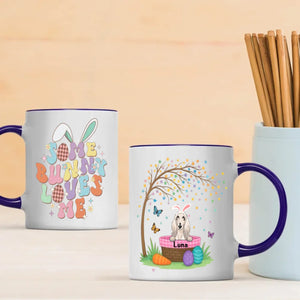 Some Bunny Love Me Easter Dog Mug – Personalized & Custom Gift for Dog Lovers | 89Prints