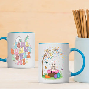 Some Bunny Love Me Easter Dog Mug – Personalized & Custom Gift for Dog Lovers | 89Prints