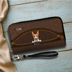Personalized Wallet for Dog Lovers - Custom Pet Artwork Gift - 89Prints