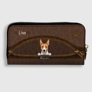 Personalized Wallet for Dog Lovers - Custom Pet Artwork Gift - 89Prints