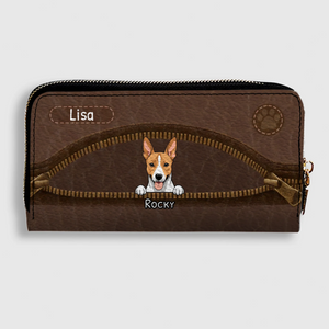 Personalized Wallet for Dog Lovers - Custom Pet Artwork Gift - 89Prints