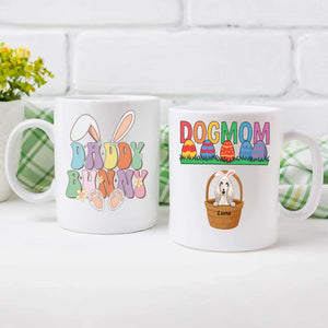 Easter Dog Mug – Happy Easter Wishes of Luck & Joy for Dog Moms – 89Prints