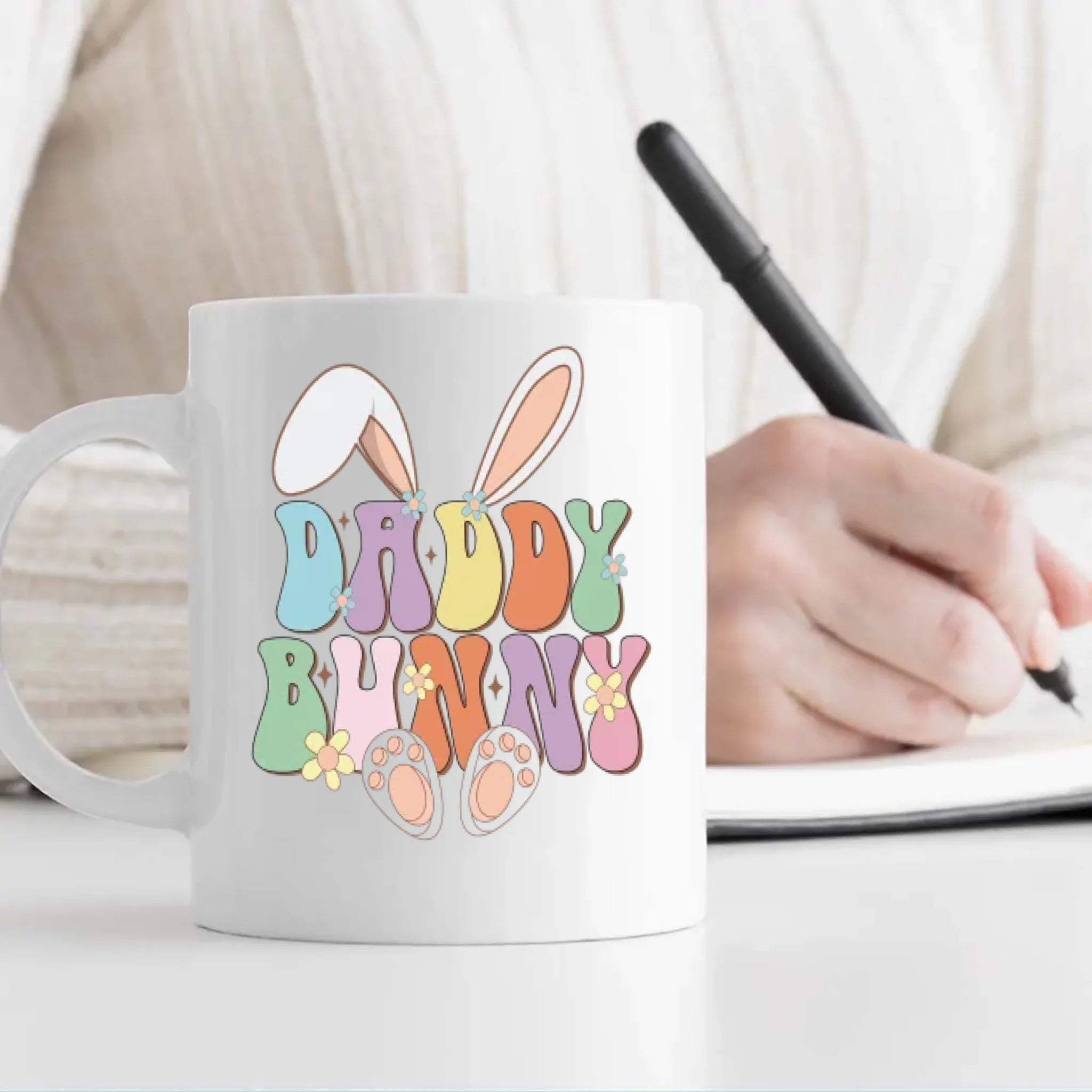 Easter Dog Mug – Happy Easter Wishes of Luck & Joy for Dog Moms – 89Prints