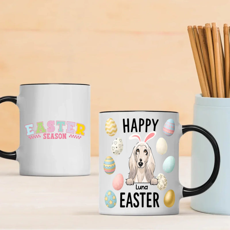 Happy Easter Dog Mug – Personalized Gift for Dog Lovers | 89Prints