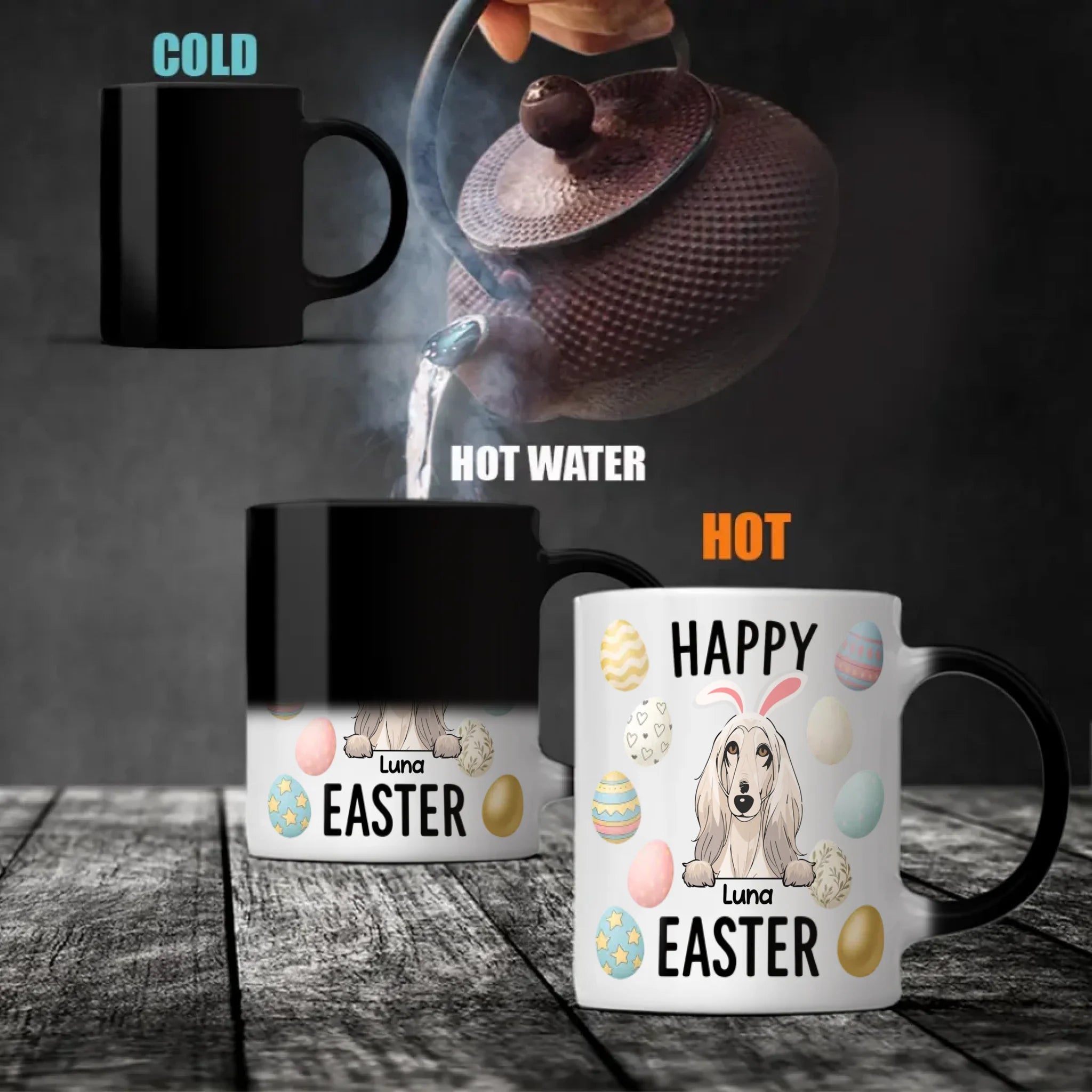 Happy Easter Dog Mug – Personalized Gift for Dog Lovers | 89Prints