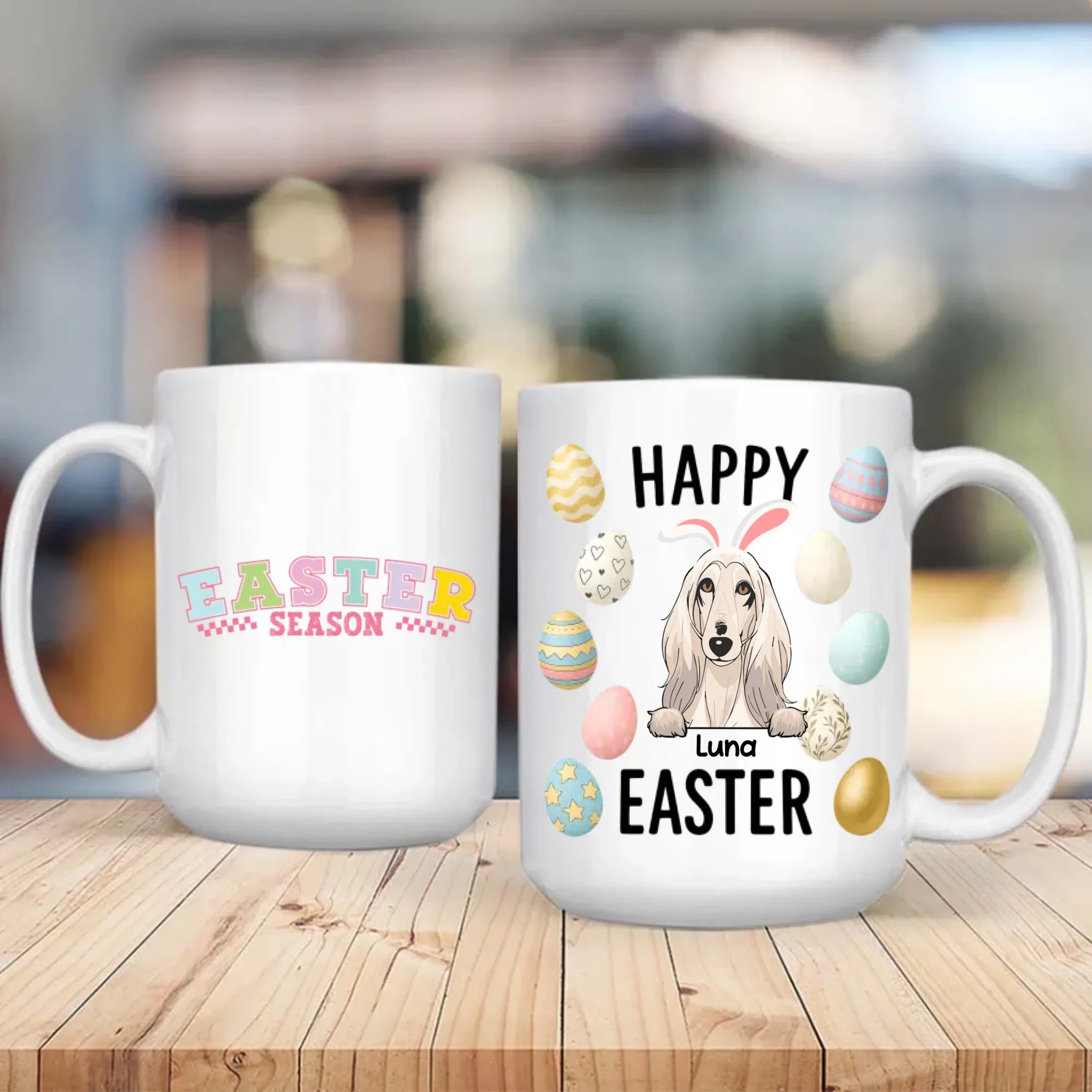 Happy Easter Dog Mug – Personalized Gift for Dog Lovers | 89Prints