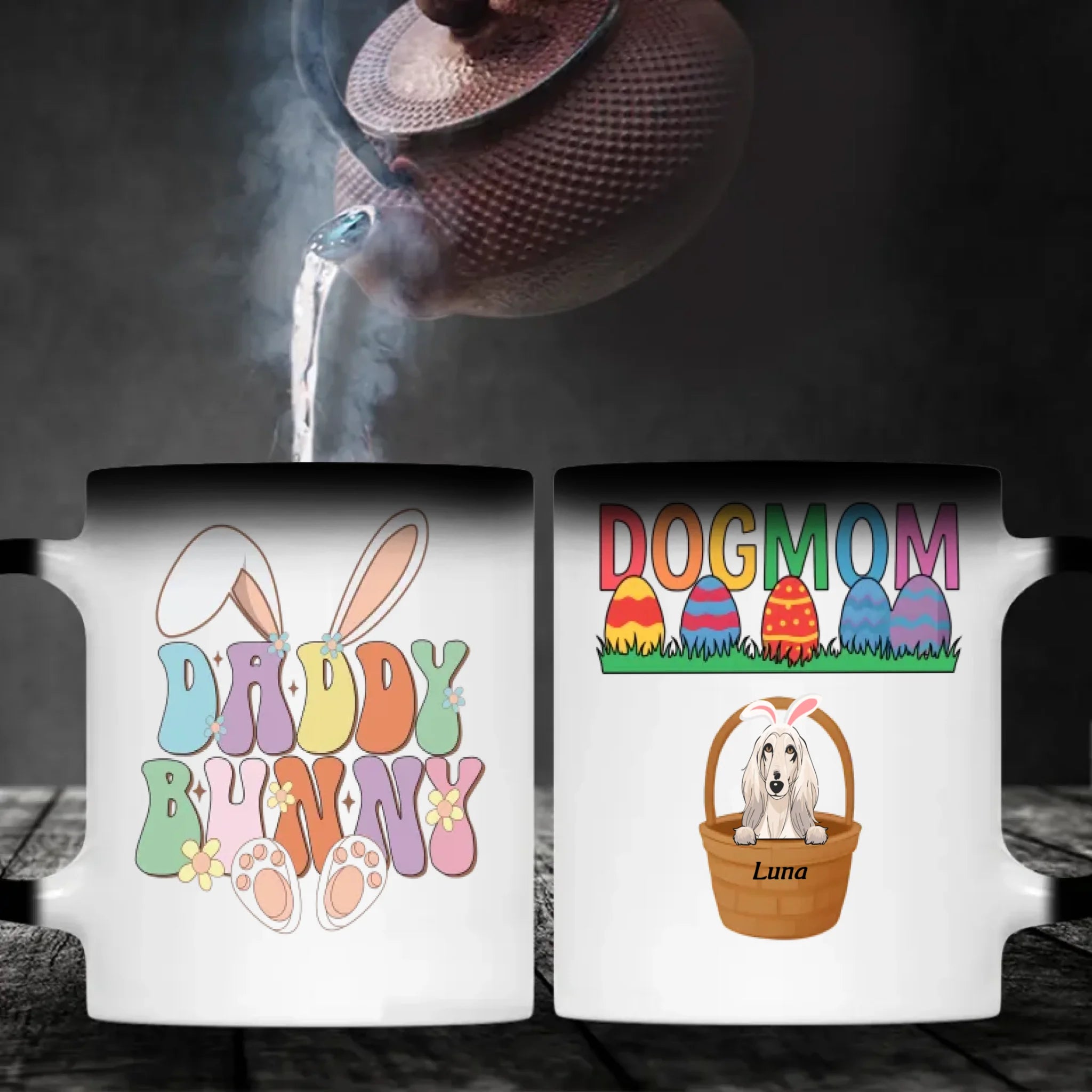 Easter Dog Mug – Happy Easter Wishes of Luck & Joy for Dog Moms – 89Prints