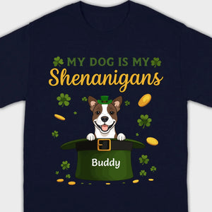 My Dog Is My Shenanigans Sweatshirt – St. Patrick’s Day Green Hat Dog - 89Prints