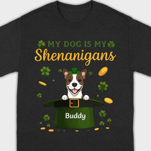 My Dog Is My Shenanigans Sweatshirt – St. Patrick’s Day Green Hat Dog - 89Prints