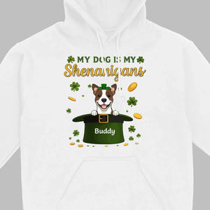 My Dog Is My Shenanigans Sweatshirt – St. Patrick’s Day Green Hat Dog - 89Prints