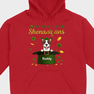 My Dog Is My Shenanigans Sweatshirt – St. Patrick’s Day Green Hat Dog - 89Prints