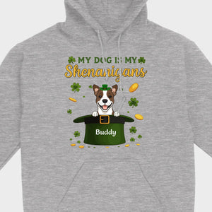 My Dog Is My Shenanigans Sweatshirt – St. Patrick’s Day Green Hat Dog - 89Prints