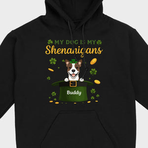 My Dog Is My Shenanigans Sweatshirt – St. Patrick’s Day Green Hat Dog - 89Prints