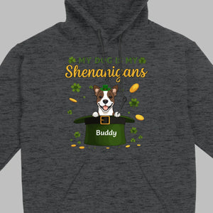 My Dog Is My Shenanigans Sweatshirt – St. Patrick’s Day Green Hat Dog - 89Prints
