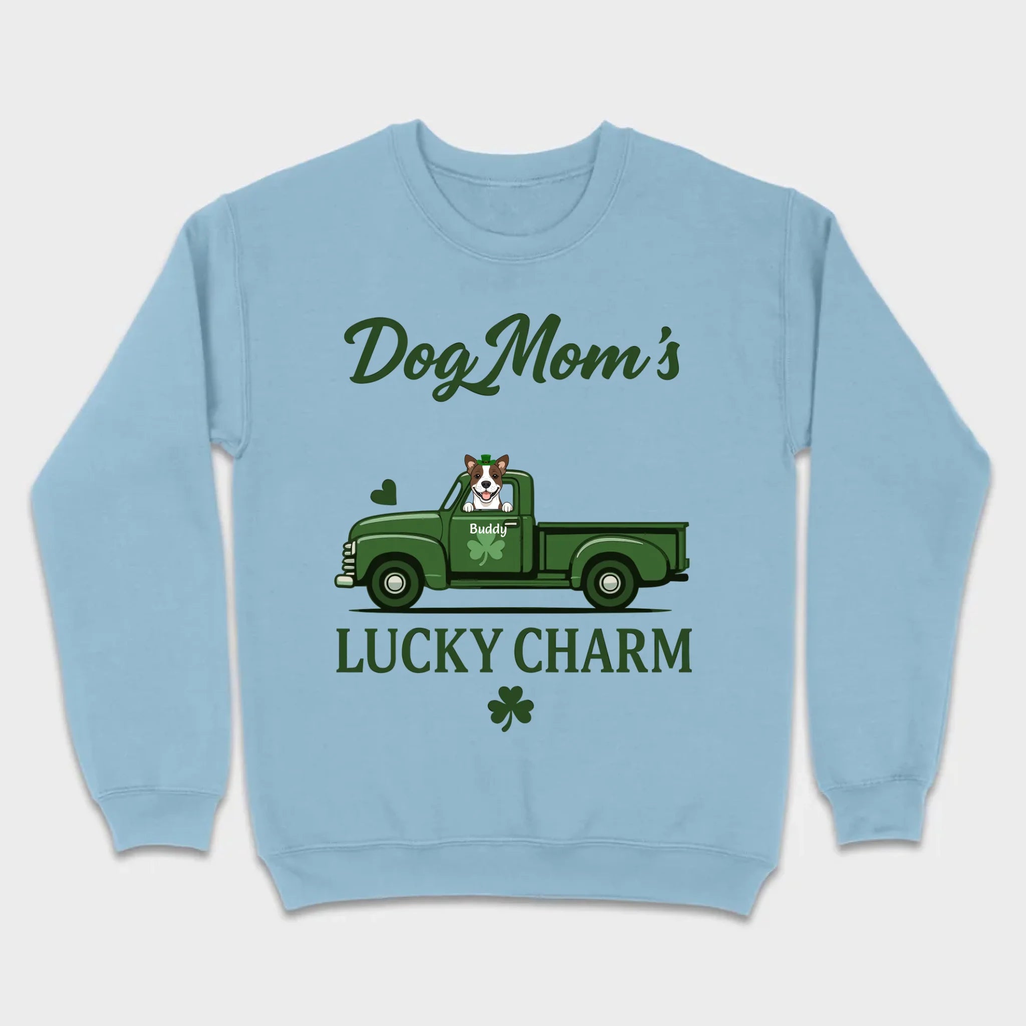 Dog Mom T-Shirt – Lucky Charm Truck & Dog Design - 89Prints