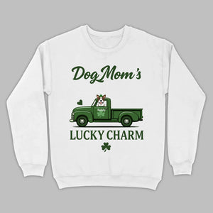 Dog Mom T-Shirt – Lucky Charm Truck & Dog Design - 89Prints