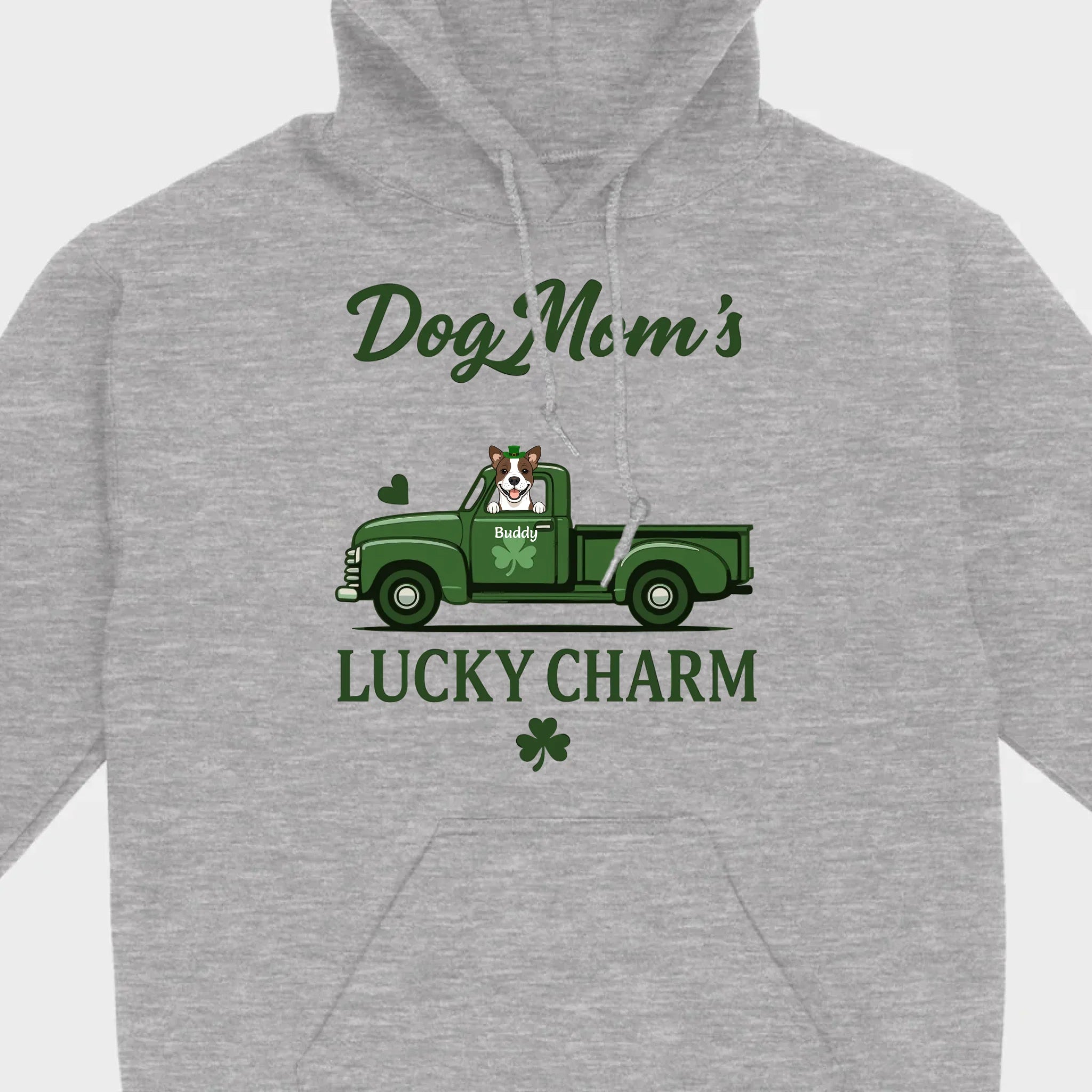 Dog Mom T-Shirt – Lucky Charm Truck & Dog Design - 89Prints