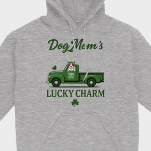 Dog Mom T-Shirt – Lucky Charm Truck & Dog Design - 89Prints