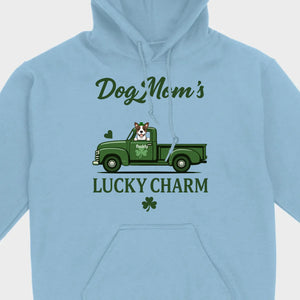 Dog Mom T-Shirt – Lucky Charm Truck & Dog Design - 89Prints