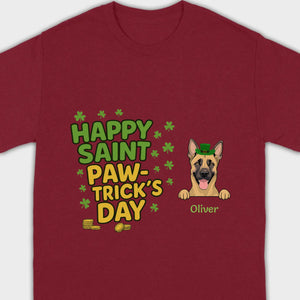 St. Patrick’s Day Dog T-Shirt – Cute Dog Graphic for Holiday - 89Prints