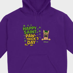St. Patrick’s Day Dog T-Shirt – Cute Dog Graphic for Holiday - 89Prints