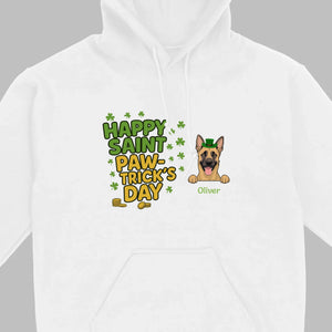 St. Patrick’s Day Dog T-Shirt – Cute Dog Graphic for Holiday - 89Prints