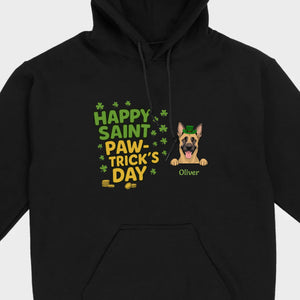 St. Patrick’s Day Dog T-Shirt – Cute Dog Graphic for Holiday - 89Prints