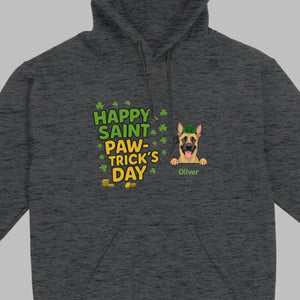 St. Patrick’s Day Dog T-Shirt – Cute Dog Graphic for Holiday - 89Prints