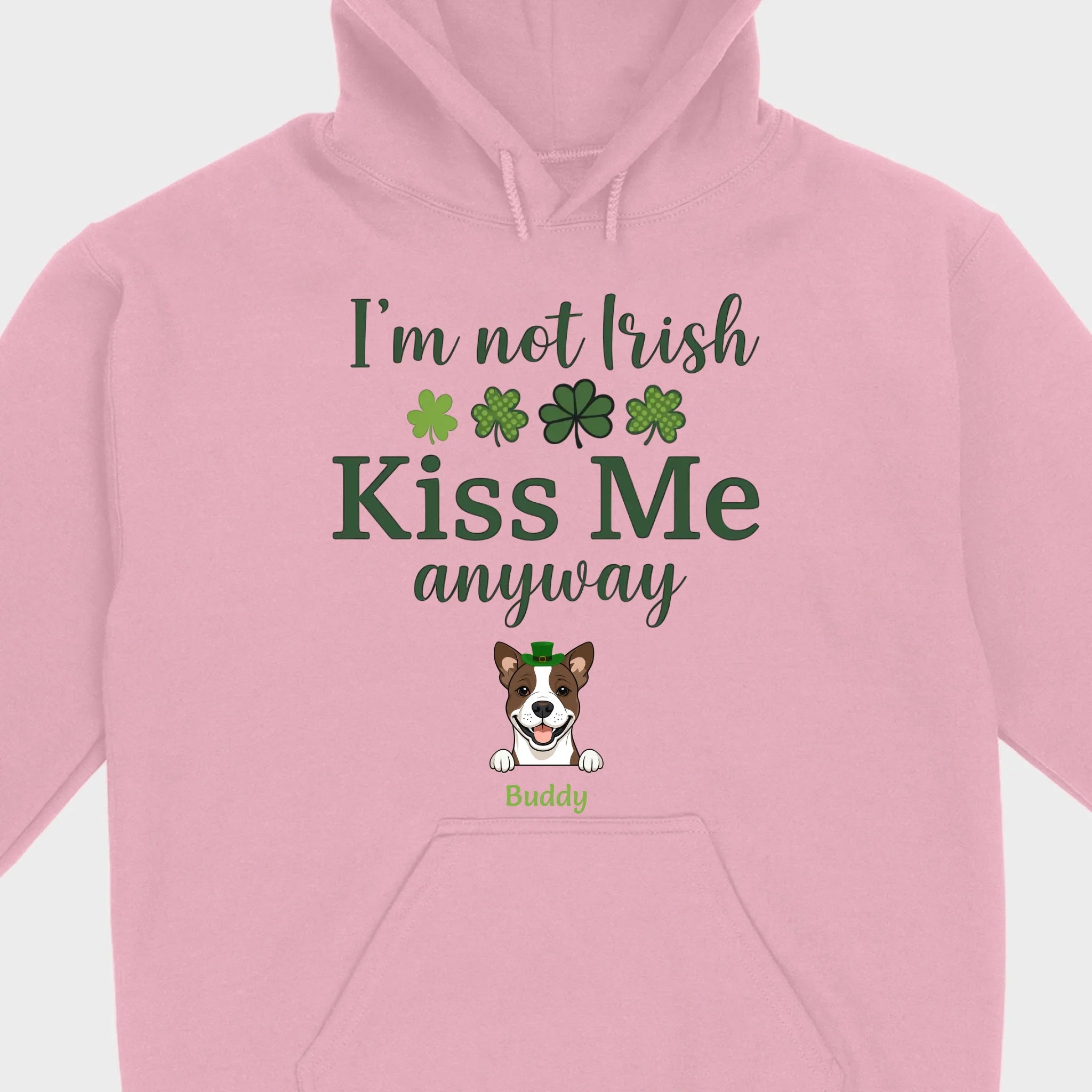 St. Patrick’s Day Dog Shirt – “I’m Not Kissable, Kiss Me Anyway” Funny Tee – 89Prints
