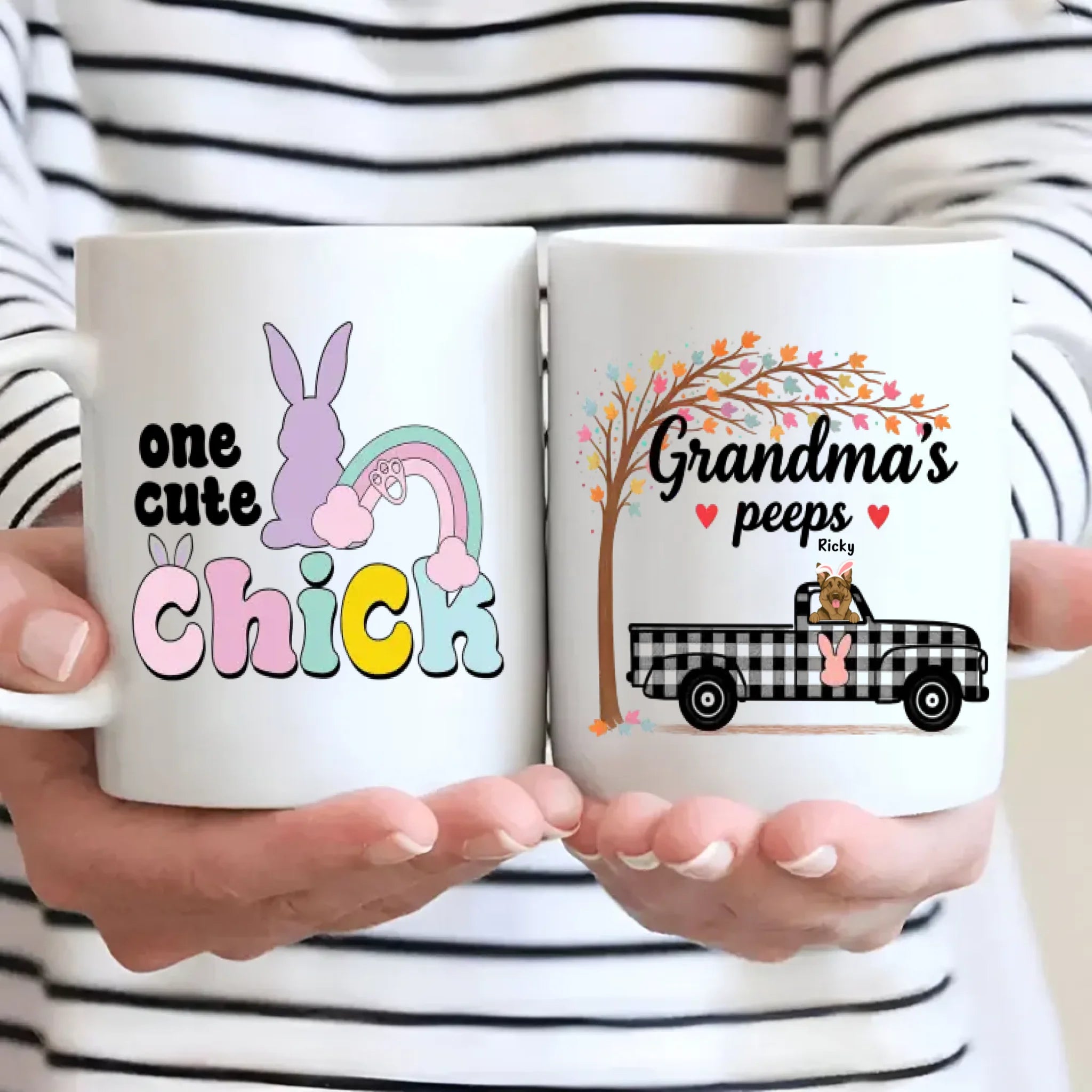 Personalized Easter Dog Mug – Custom Pet Mug for Dog Moms – 89Prints