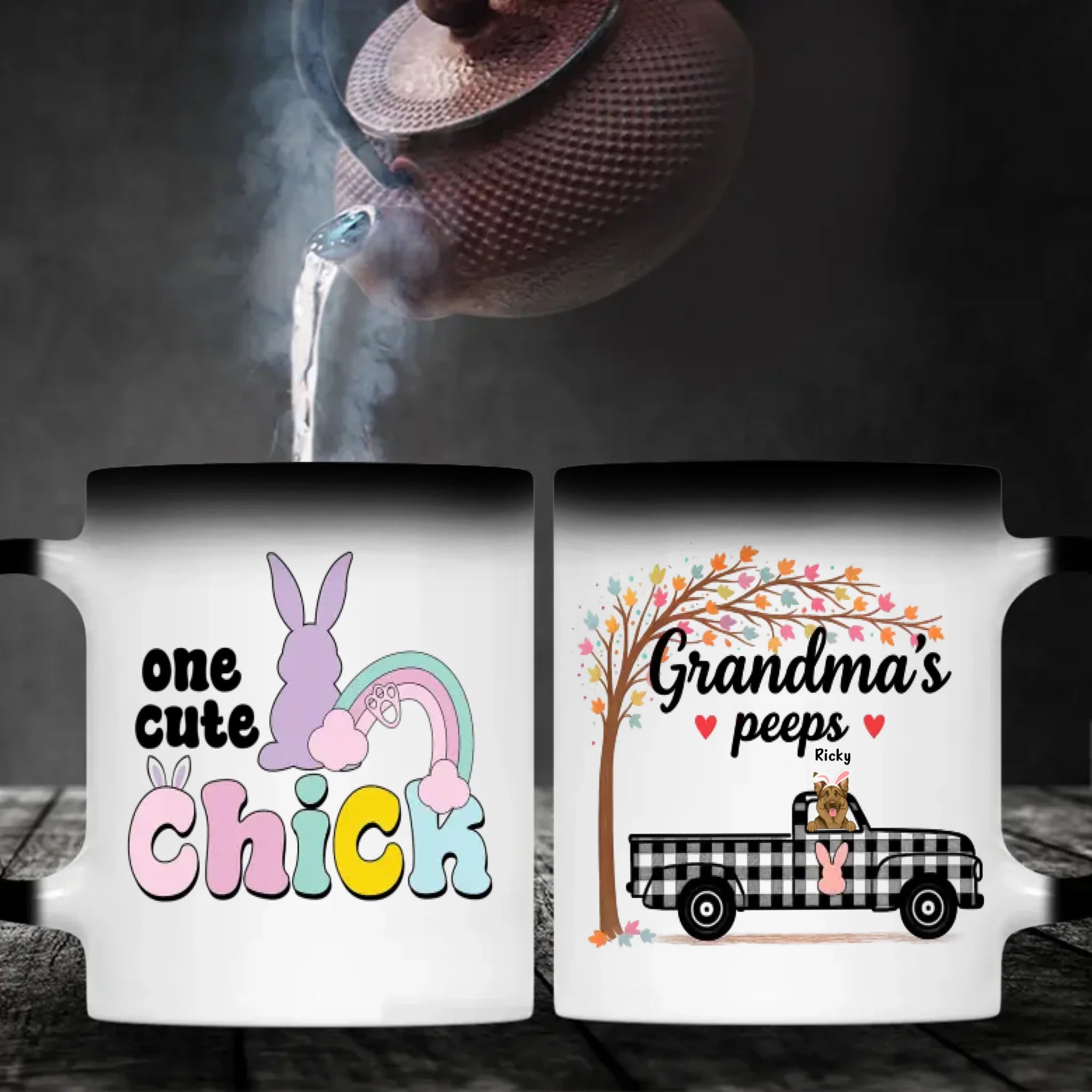 Personalized Easter Dog Mug – Custom Pet Mug for Dog Moms – 89Prints