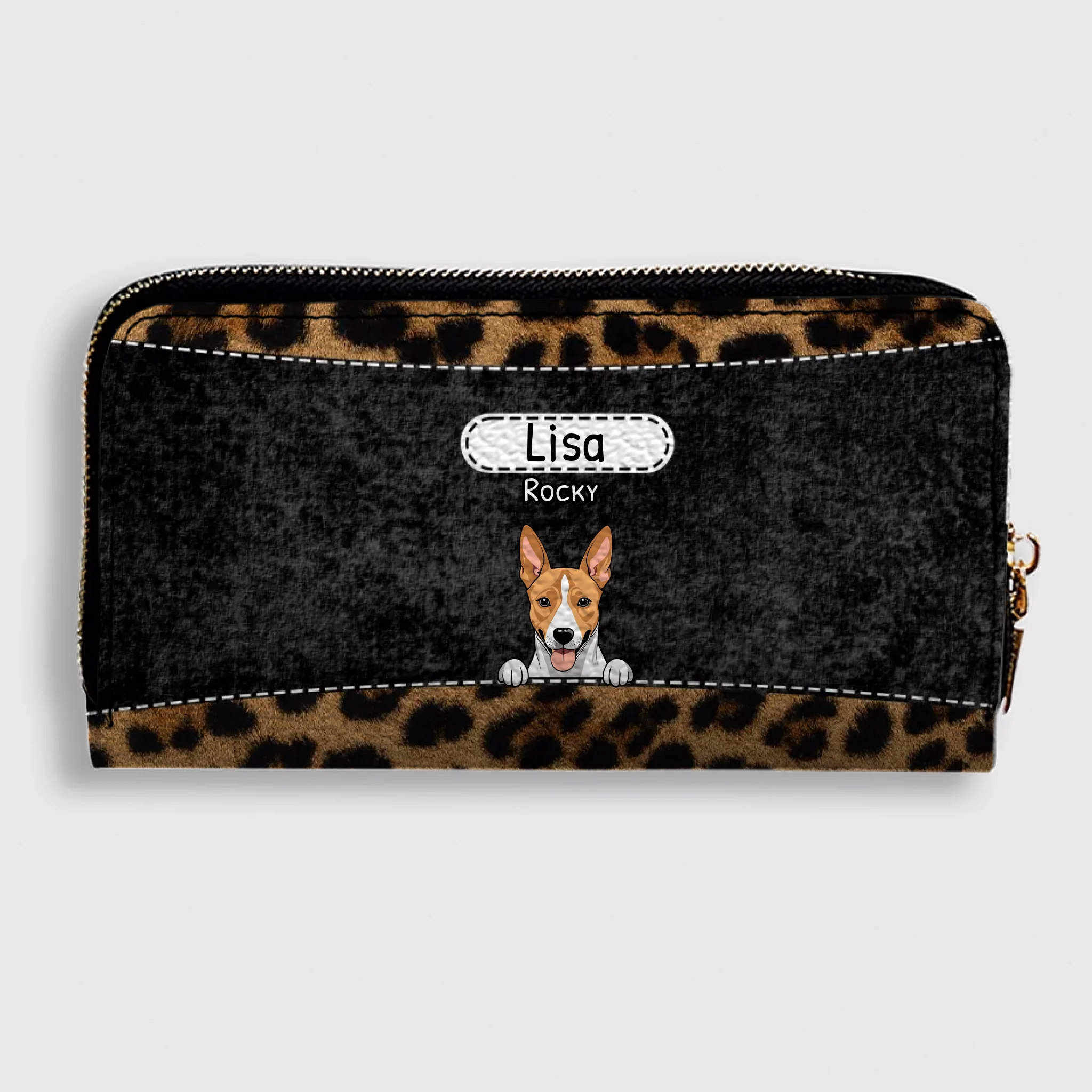 Leopard Print Pet Wallet - Personalized Pet Wallet | 89Prints