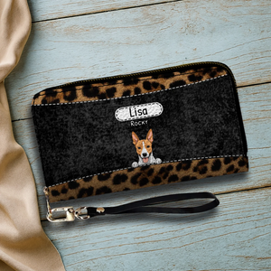 Leopard Print Pet Wallet - Personalized Pet Wallet | 89Prints