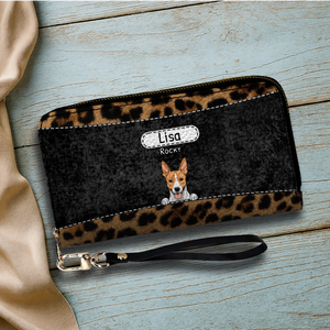 Leopard Print Pet Wallet - Personalized Pet Wallet | 89Prints