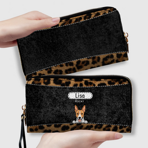 Leopard Print Pet Wallet - Personalized Pet Wallet | 89Prints