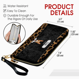 Leopard Print Pet Wallet - Personalized Pet Wallet | 89Prints