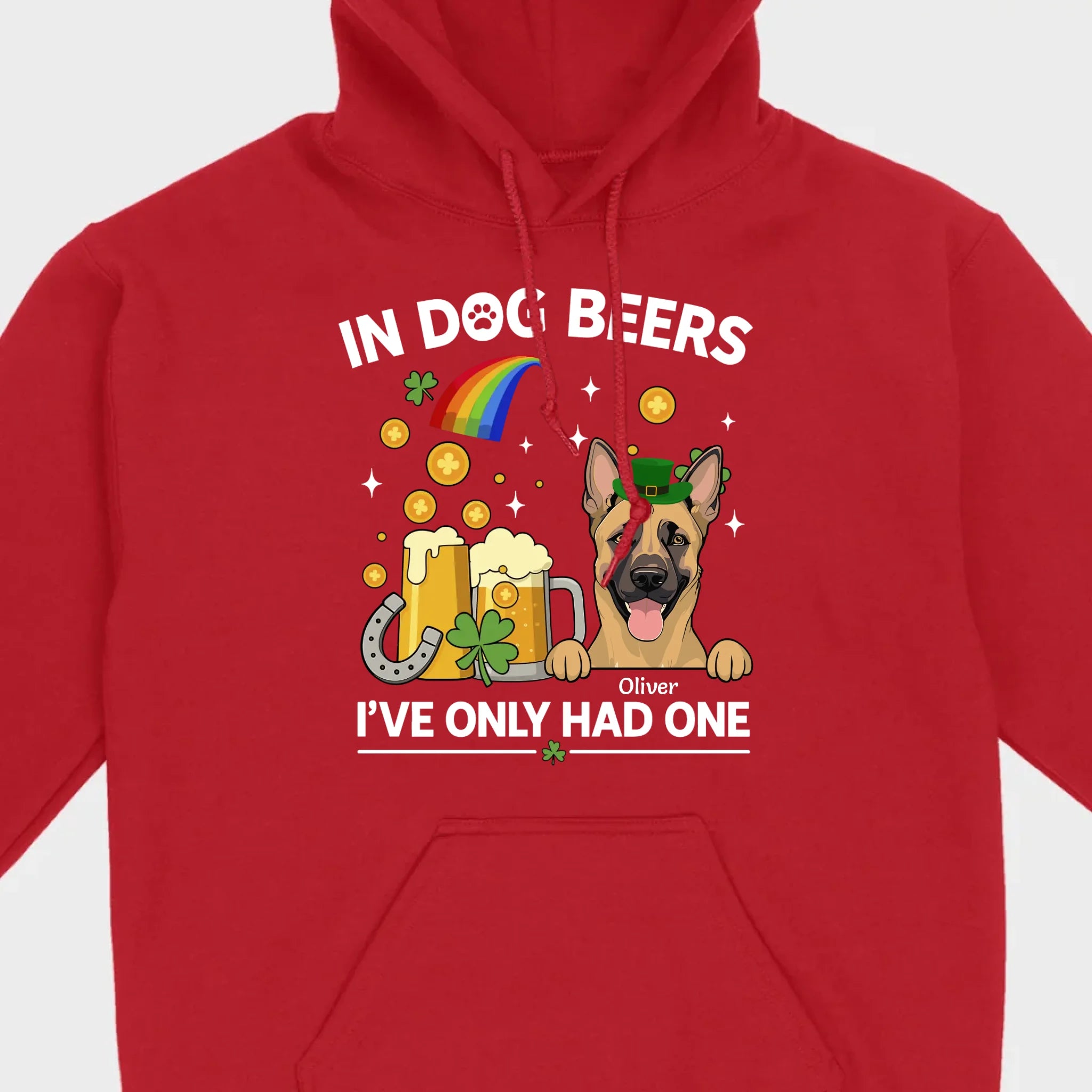 March 17 Dog Sweatshirt – St. Patrick’s Day Hoodie with Cute Pup Graphic - 89Prints