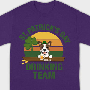 Personalized Lucky Pup Tee – St. Patrick’s Day Funny Dog Graphic with Beer Mug - 89Prints