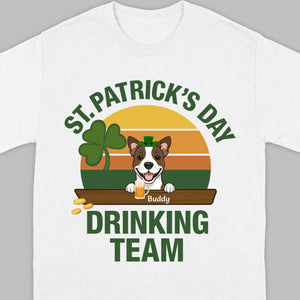 Personalized Lucky Pup Tee – St. Patrick’s Day Funny Dog Graphic with Beer Mug - 89Prints
