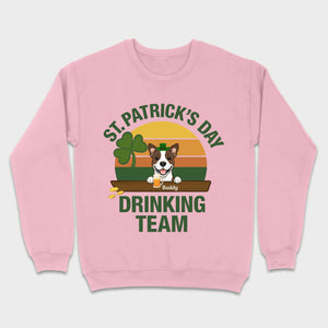 Personalized Lucky Pup Tee – St. Patrick’s Day Funny Dog Graphic with Beer Mug - 89Prints