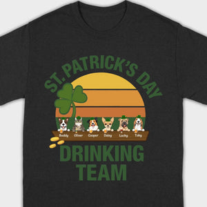 Personalized Lucky Pup Tee – St. Patrick’s Day Funny Dog Graphic with Beer Mug - 89Prints
