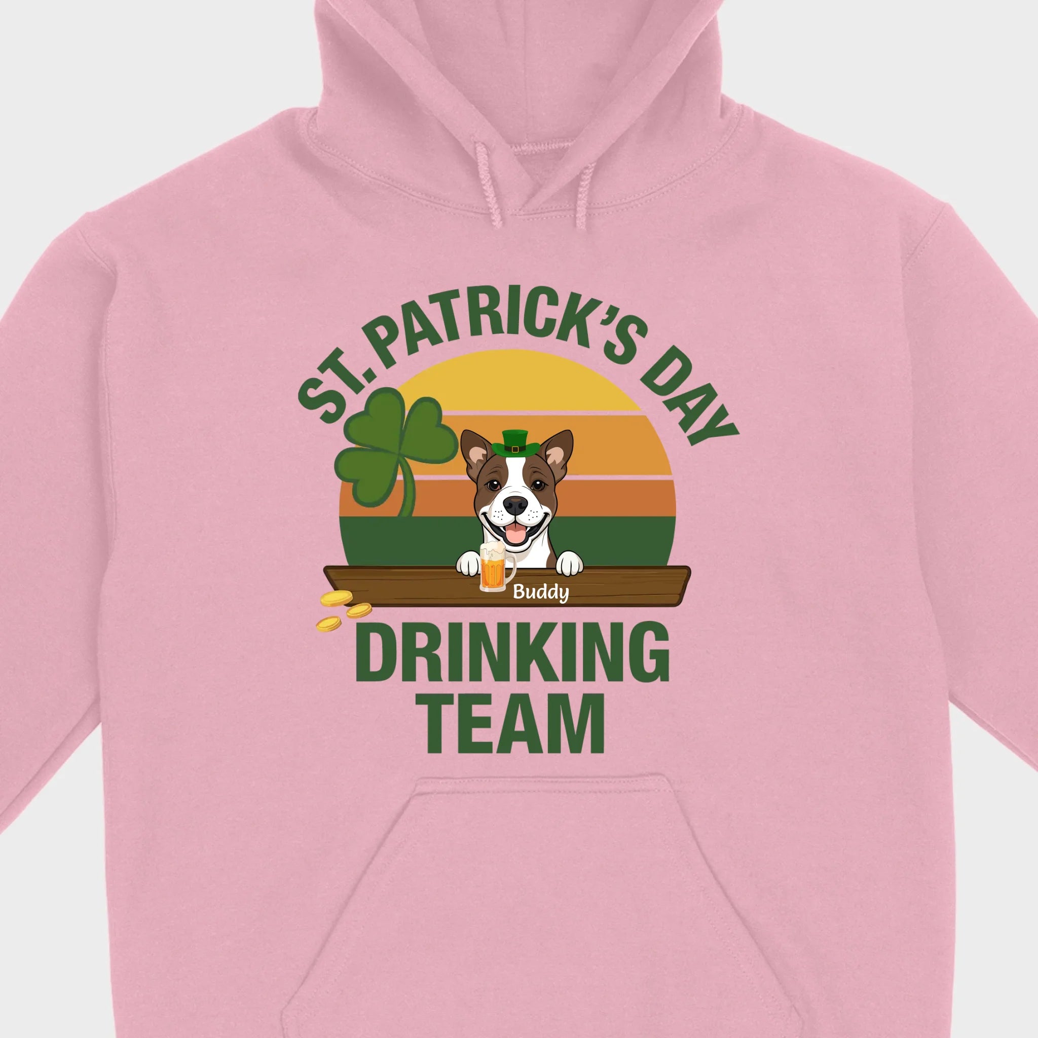 Personalized Lucky Pup Tee – St. Patrick’s Day Funny Dog Graphic with Beer Mug - 89Prints