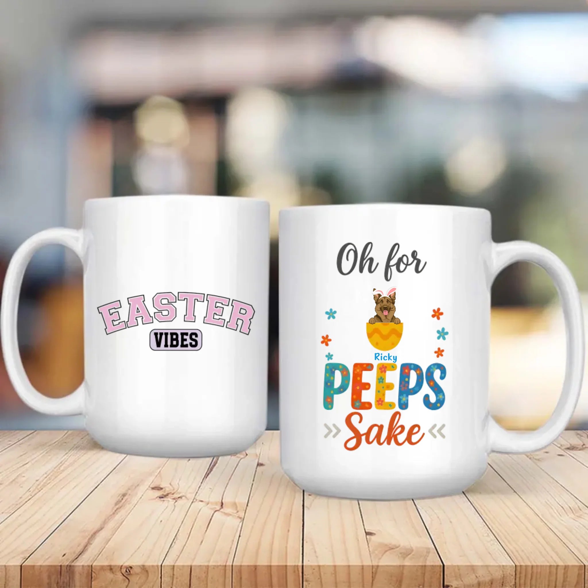Dog Mom Easter Mug – Personalized Pet Mug for Spring – 89Prints