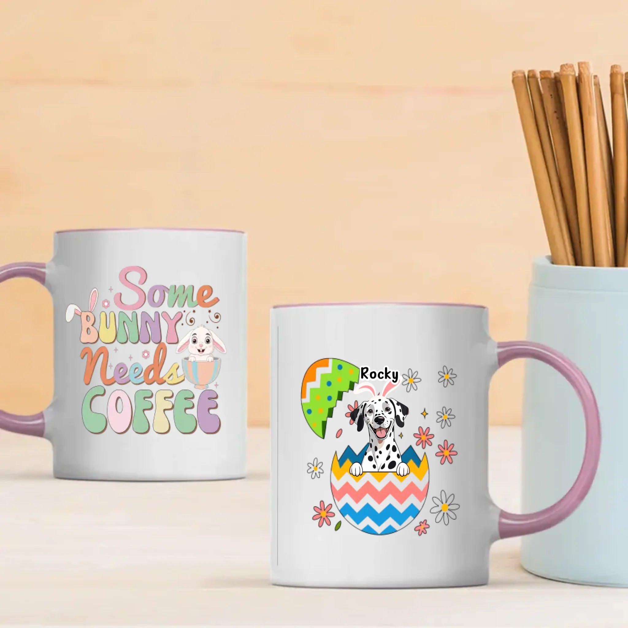 Easter Gift Mug – Cute Easter Dog Mug for Dog Lovers – 89Prints