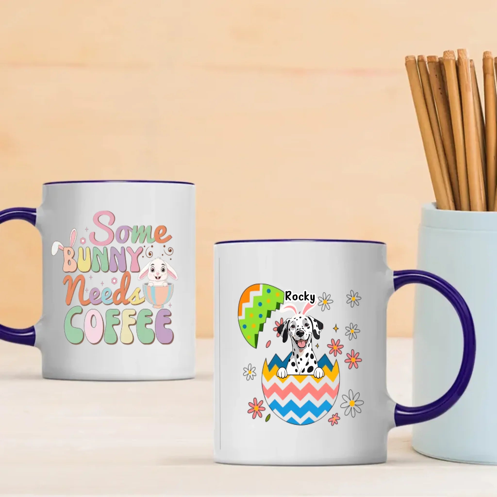 Easter Gift Mug – Cute Easter Dog Mug for Dog Lovers – 89Prints