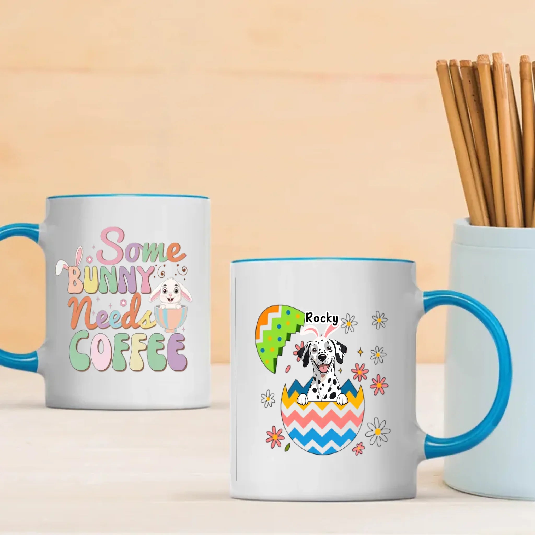 Easter Gift Mug – Cute Easter Dog Mug for Dog Lovers – 89Prints