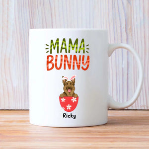 Spring Easter Mug – Custom Dog Lover Cup with Pet Name – 89Prints