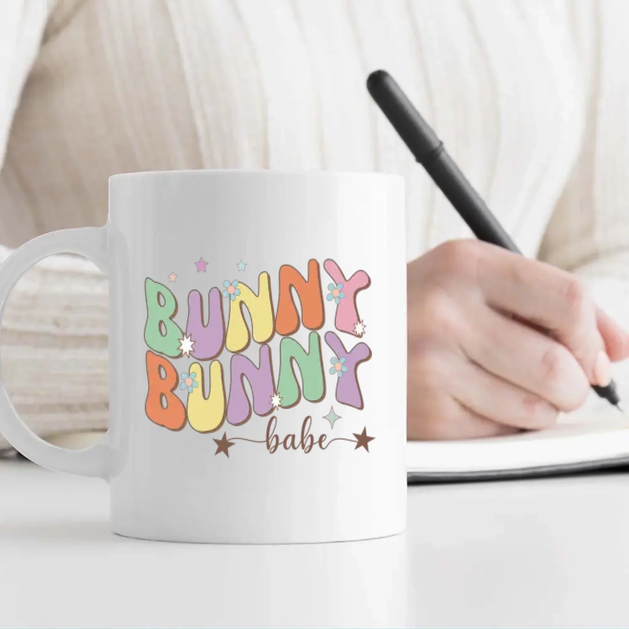 Spring Easter Mug – Custom Dog Lover Cup with Pet Name – 89Prints